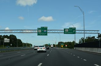 I-95 north at Route 110 - Amesbury, MA