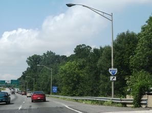 I-95 south at I-495 - Lower Chichester Twp, PA