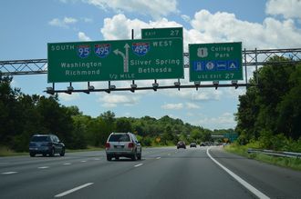 I-95 south at I-495/US 1 - Beltsville, MD