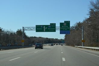 I-95 south at Route 286/I-495 - Salisbury, MA