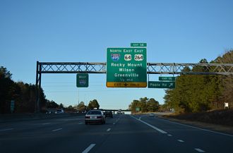 I-440 west at I-495 - Raleigh, NC