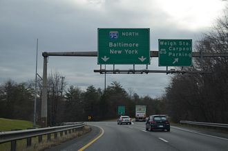 I-495 east at I-95 - Silver Spring, MD