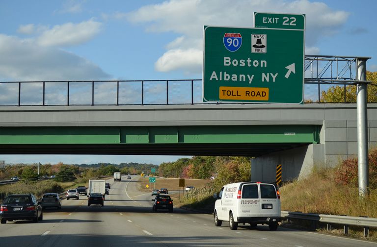 I-495 north at I-90 / Mass Pike - Westborough, MA