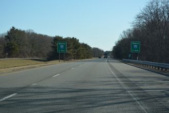 I-495 north at Route 110/I-95 - Amesbury, MA