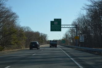 I-495 north at Route 110/I-95 - Amesbury, MA