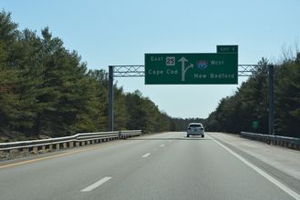 I-495 south at I-195/Route 25 - Wareham, MA