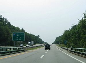 I-495/Maine Tpk west at I-95 - Falmouth