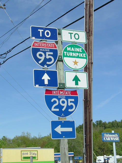 US 1 north at Bucknam Rd - Falmouth, ME