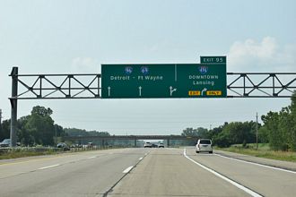 I-69/96 South at I-496 East to Lansing, Michigan