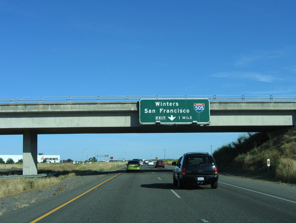 I-5 south at I-505 - 2006