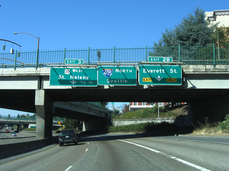 I-405 north at US 30 - Portland, OR