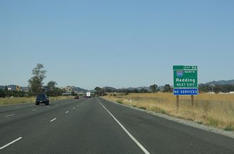 I-80 west at I-505 - Vacaville, CA