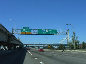 I-405 north at US 30 - Portland, OR