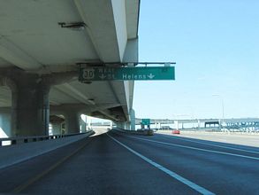 I-405 north at US 30 - Portland, OR
