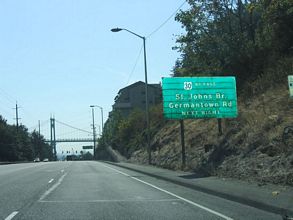 US 30 east at US 30 Bypass/St. Johns Br - Portland, OR