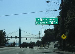 US 30 east at US 30 Bypass/St. Johns Br - Portland, OR