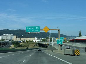 US 30 west at Vaughn St - Portland, OR