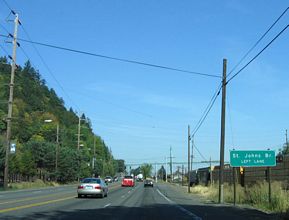 US 30 west at US 30 Bypass/St. Johns Br - Portland, OR