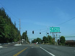 US 30 west at US 30 Bypass/St. Johns Br - Portland, OR