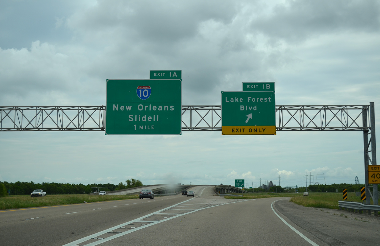 I-510/LA 47 north at I-10 - New Orleans, LA