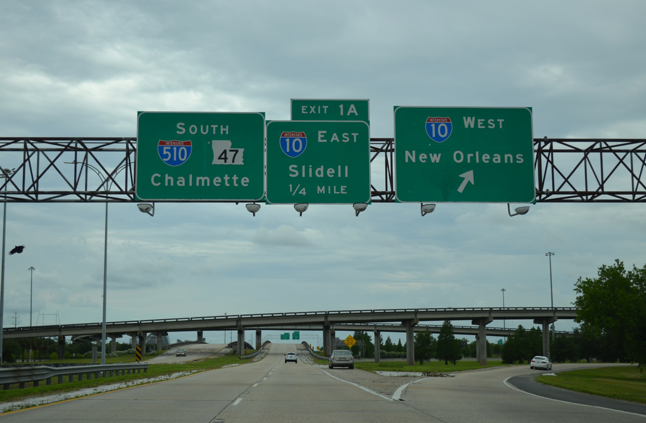 I-510/LA 47 south at I-10 - New Orleans, LA