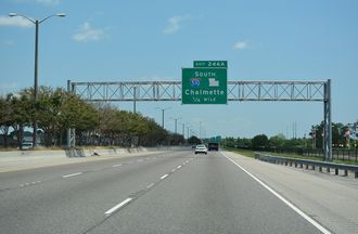 I-10 east at I-510/LA 47 - New Orleans, LA