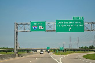 LA 47 north at I-510 - New Orleans, LA