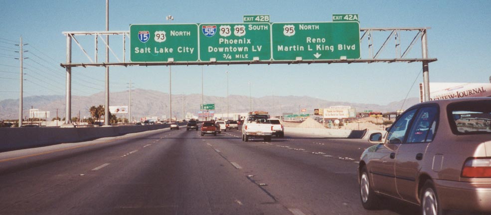 I-15 north at I-515/US 93-95 - 2000