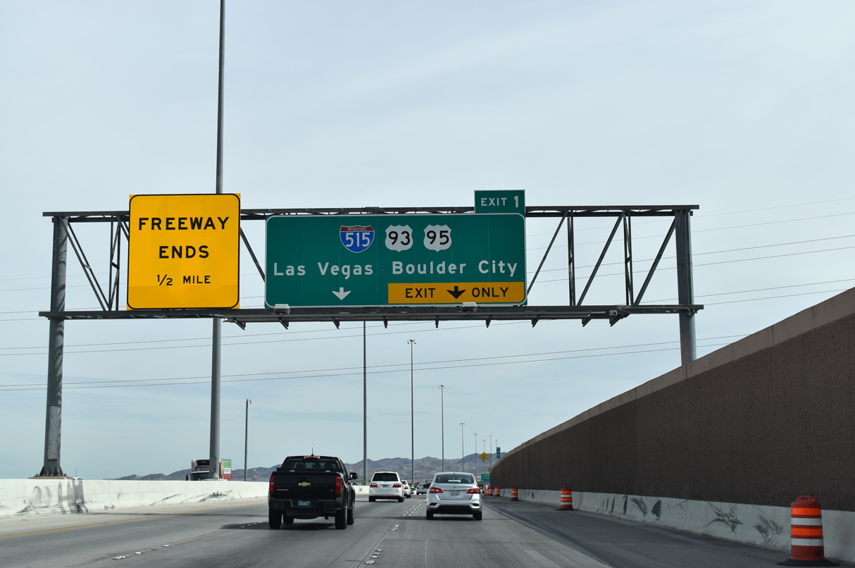 I-215 east at I-11/515-SR 564 - Henderson, NV