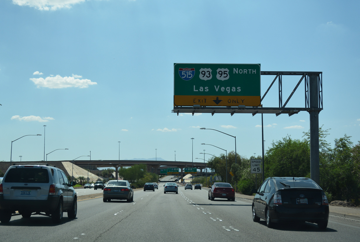SR 564 west at I-215/515 - Henderson, NV