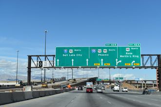 I-15 north at I-515/US 93-95 - Las Vegas, NV