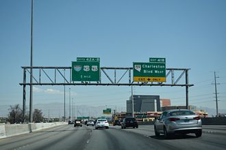I-15 north at I-515/US 93-95 - 2017
