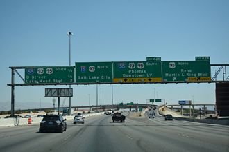 I-15 north at I-515/US 93-95 - 2017