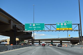 I-15 north at I-515/US 93-95 - Las Vegas, NV
