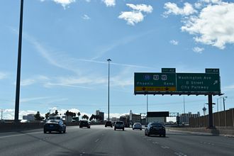 I-15/US 93 south at I-515/US 95 - Las Vegas, NV