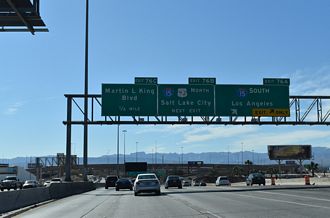 I-515/US 93-95 north at I-15 - Las Vegas, NV