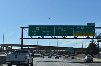 I-515/US 93-95 north at I-15 - Las Vegas, NV