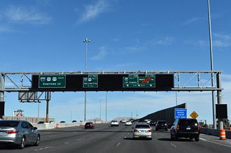 US 95 south at I-15/515-US 93 - Las Vegas, NV