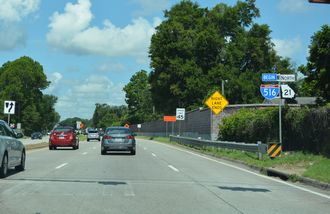 SR 21 west at I-516 - Savannah, GA