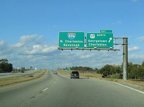 Business Spur I-526 west at I-526 - 2004