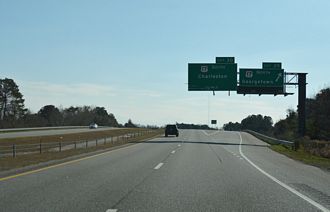I-526 east at US 17 - Mt. Pleasant, SC