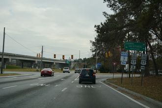I-526 west at US 17 - Charleston, SC