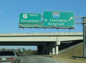 US 17 north at I-526 - 2004