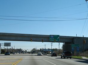 US 17 north at SC 7/I-526 - Charleston