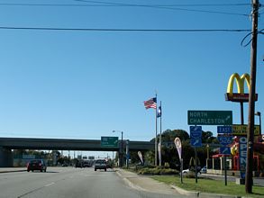 US 17 south at I-526 - Charleston, SC