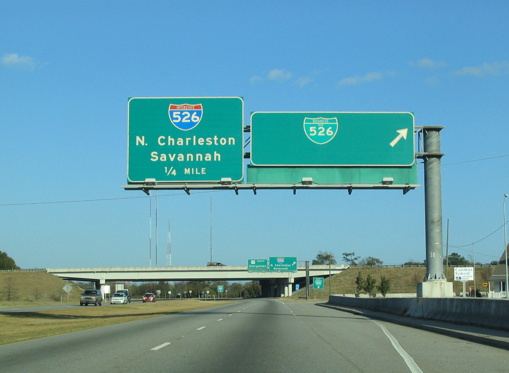 US 17 north at Business Spur I-526 - 2004