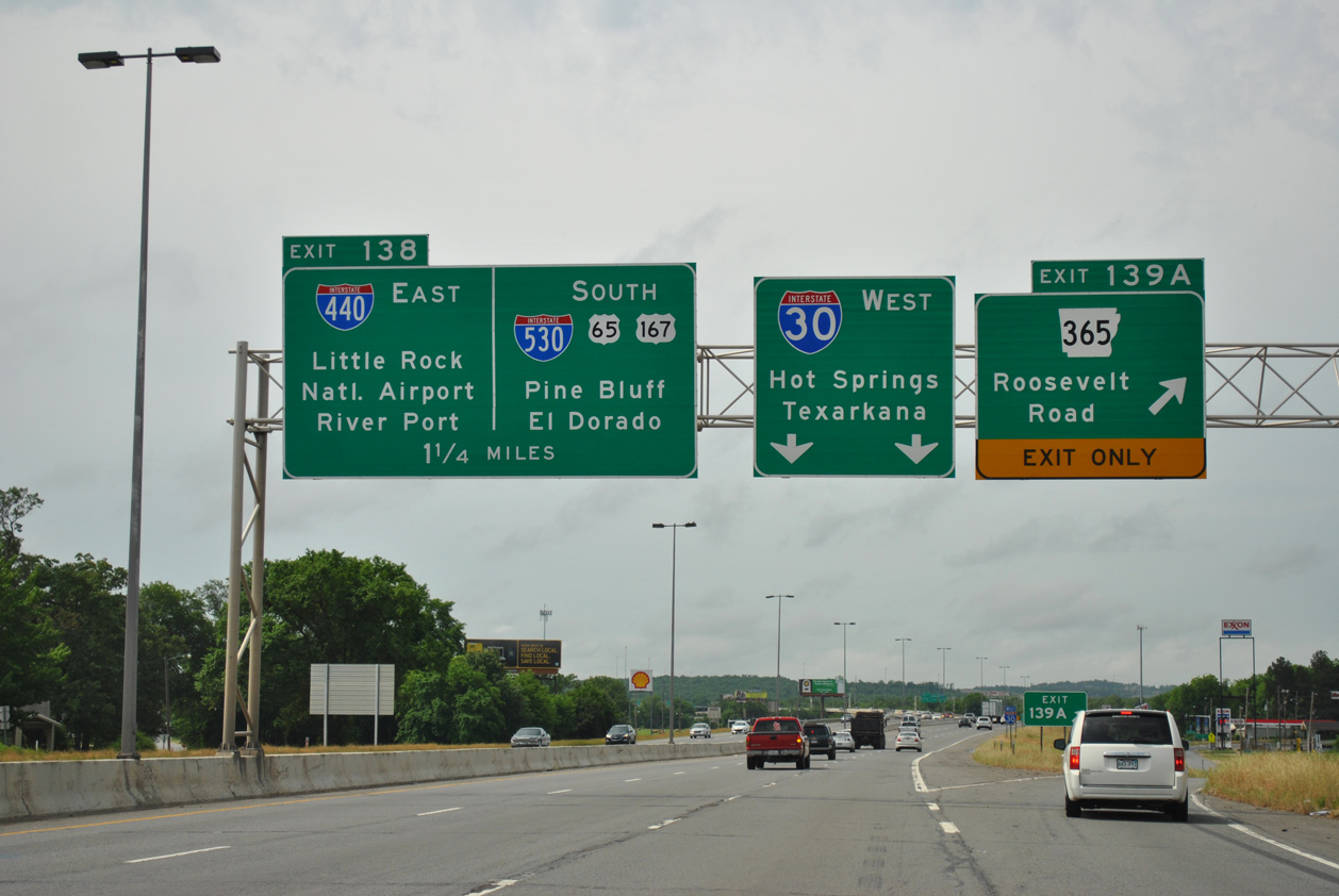 I-30 west at I-530/440 - Little Rock, AR