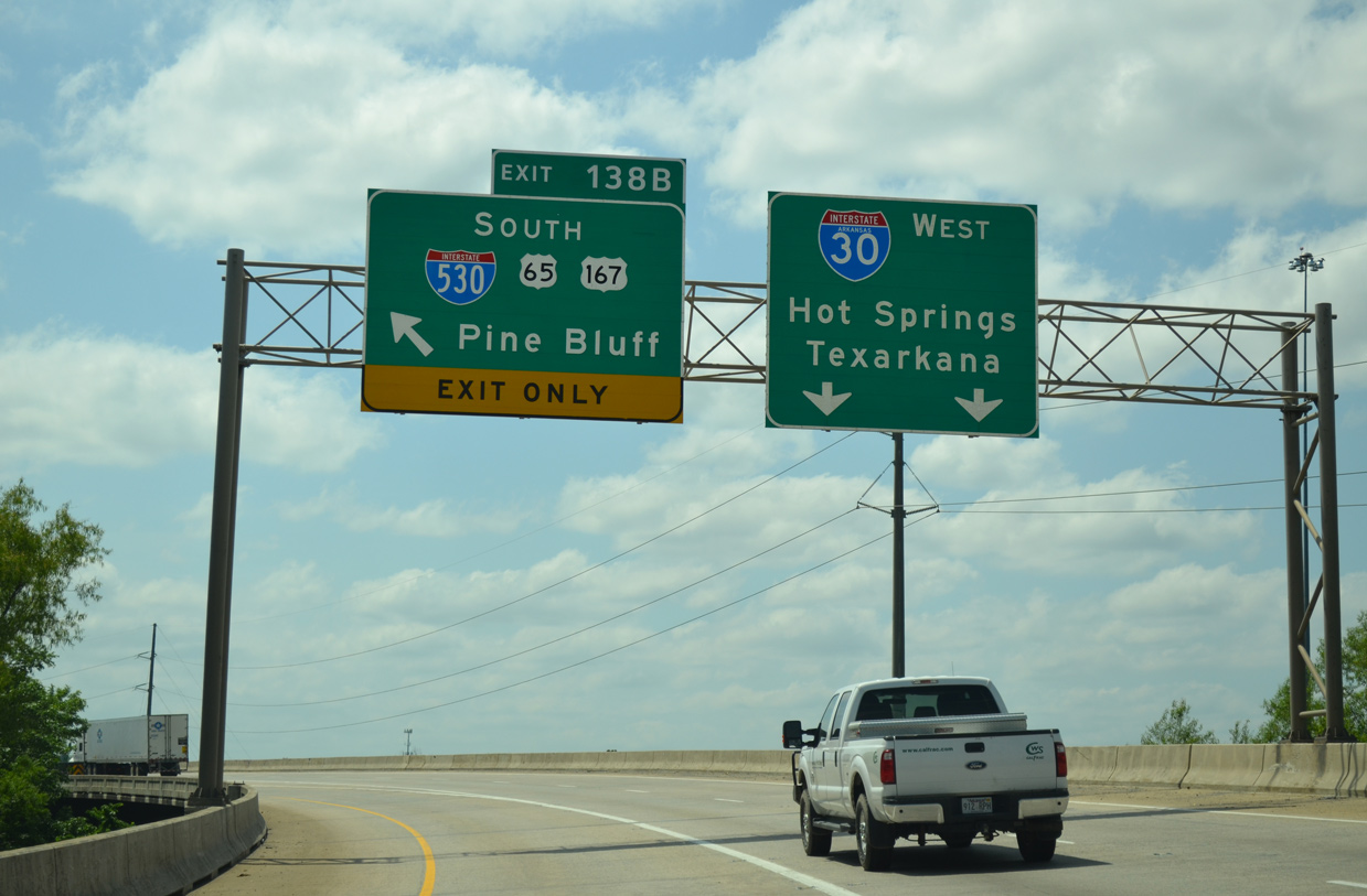 I-440 west at I-30/530 - Little Rock, AR