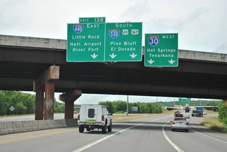 I-30 west at I-530/440 - Little Rock, AR