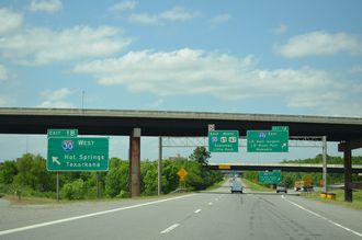 I-530 north at I-30/440 - Little Rock, AR